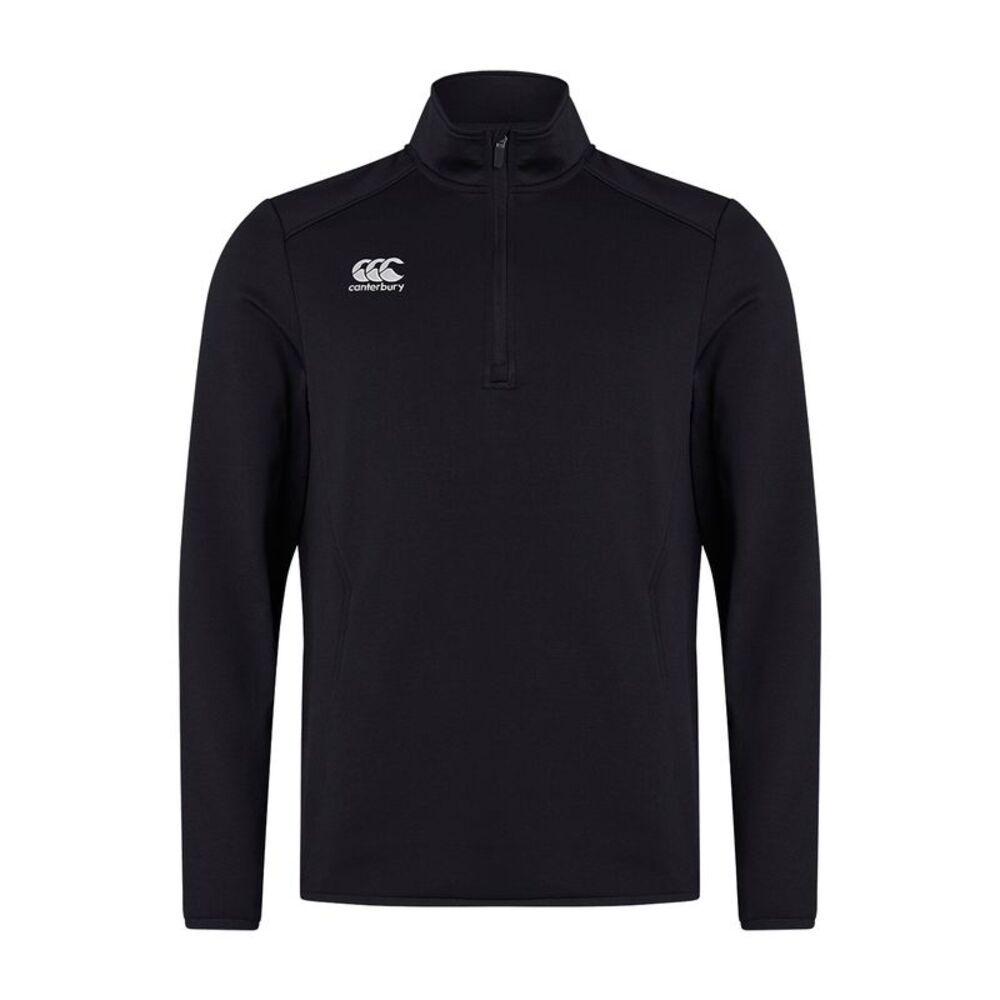 Canterbury Mens Club Quarter Zip Training Midlayer / Black